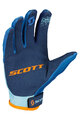 SCOTT Kolesarske  rokavice z dolgimi prsti - 350 RACE EVO JUNIOR - modra/oranžna