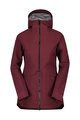 SCOTT nepremočljiva jakna - TECH COAT 3L W - rdeča