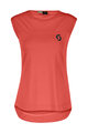 SCOTT Kolesarska  majica s kratkimi rokavi - TRAIL FLOW W - rdeča