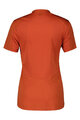 SCOTT Kolesarski dres s kratkimi rokavi - TRAIL FLOW ZIP SS W - oranžna