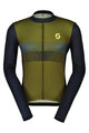 SCOTT Kolesarski dres z dolgimi rokavi poletni - TEAM 10 - zelena/modra