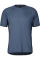 SCOTT Kolesarski dres s kratkimi rokavi - TRAIL FLOW PRO SS - modra