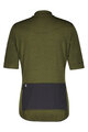 SCOTT Kolesarski dres s kratkimi rokavi - GRAVEL MERINO - zelena