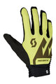 SCOTT Kolesarske  rokavice z dolgimi prsti - DH FACTORY - rumena/črna