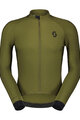 SCOTT Kolesarski dres z dolgimi rokavi zimski - PRO WARM - zelena