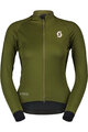 SCOTT Kolesarska  vetru odporna jakna - RC PRO WARM GTX WS W - zelena/rožnata