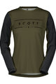 SCOTT Kolesarski dres z dolgimi rokavi poletni - TRAIL VERTIC LS W - zelena