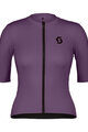 SCOTT Kolesarski dres s kratkimi rokavi - TRAINING - vijolična