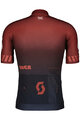 SCOTT Kolesarski dres s kratkimi rokavi - PRO - bordo/črna