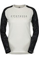 SCOTT Kolesarski dres z dolgimi rokavi poletni - TRAIL CONTESSA SIGN. LS W - bela