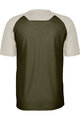 SCOTT Kolesarska  majica s kratkimi rokavi - DEFINED MERINO SS - slonovina/zelena