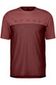 SCOTT Kolesarska  majica s kratkimi rokavi - DEFINED MERINO SS - rdeča
