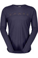 SCOTT Kolesarska  majica z dolgimi rokavi - DEFINED MERINO LS - vijolična