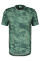 SCOTT Kolesarska  majica s kratkimi rokavi - DRI TIE DYE - zelena