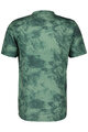 SCOTT Kolesarska  majica s kratkimi rokavi - DRI TIE DYE - zelena