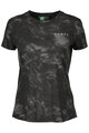 SCOTT Kolesarska  majica s kratkimi rokavi - DRI TIE DYE W - črna