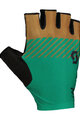 SCOTT Kolesarske rokavice s kratkimi prsti - RC TEAM SF - rjava/zelena/črna