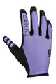 SCOTT Kolesarske  rokavice z dolgimi prsti - TRACTION LF - vijolična/črna