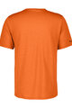 SCOTT Kolesarska  majica s kratkimi rokavi - DEFINED MERINO GRAPHIC SS - oranžna