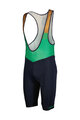 SCOTT Kolesarske kratke hlače z naramnicami - BIB RC TEAM ++ - modra/zelena/rjava
