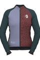 SCOTT Kolesarska  vetru odporna jakna - RC PRO WARM GTX WS-REMIX W - zelena/rdeča/siva
