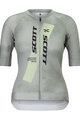 SCOTT Kolesarski dres s kratkimi rokavi - RC PRO W - siva/rumena