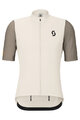 SCOTT Kolesarski dres s kratkimi rokavi - ENDURANCE - bela/siva