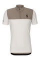 SCOTT Kolesarski dres s kratkimi rokavi - ENDURANCE LT - bela/siva