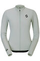 SCOTT Kolesarski dres z dolgimi rokavi poletni - ENDURANCE W - siva/rumena