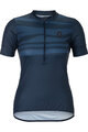 SCOTT Kolesarski dres s kratkimi rokavi - ENDURANCE LT W - modra
