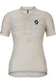 SCOTT Kolesarski dres s kratkimi rokavi - ENDURANCE LT W - bela