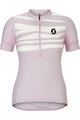 SCOTT Kolesarski dres s kratkimi rokavi - ENDURANCE LT W - rožnata