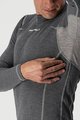 CASTELLI Kolesarska  majica z dolgimi rokavi - FLANDERS WARM - siva