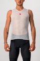 CASTELLI Kolesarska  majica brez rokavov - PRO ISSUE - bela