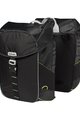BASIL Kolesarska  torba - MILES DOUBLE BAG - črna/zelena