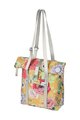 BASIL Kolesarska  torba - BLOOM SHOPPER - rumena/rdeča