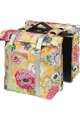 BASIL Kolesarska  torba - BLOOM DOUBLE BAG MIK - rumena/rdeča
