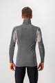 CASTELLI Kolesarska  majica z dolgimi rokavi - FLANDERS WARM NECK - siva
