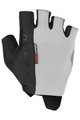 CASTELLI Kolesarske rokavice s kratkimi prsti - ROSSO CORSA ESPRESSO - siva