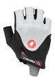 CASTELLI Kolesarske rokavice s kratkimi prsti - ARENBERG GEL 2 - črna/bela