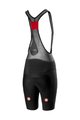 CASTELLI Kolesarske kratke hlače z naramnicami - FREE AERO 4 W - črna