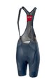CASTELLI Kolesarske kratke hlače z naramnicami - FREE AERO 4 W - modra