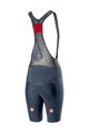 CASTELLI Kolesarske kratke hlače z naramnicami - FREE AERO 4 W - modra