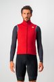 CASTELLI Kolesarski brezrokavnik - PERFETTO VEST - rdeča