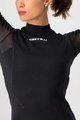CASTELLI Kolesarska  majica z dolgimi rokavi - FLANDERS 2 W WARM - črna
