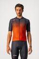 CASTELLI Kolesarski dres s kratkimi rokavi - INSIDER - oranžna/rdeča