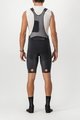 CASTELLI Kolesarske kratke hlače z naramnicami - SUPERLEGGERA - črna
