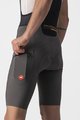 CASTELLI Kolesarske kratke hlače z naramnicami - UNLIMITED - zelena