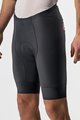 CASTELLI Kolesarske kratke hlače brez naramnic - COMPETIZIONE - črna
