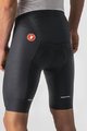 CASTELLI Kolesarske kratke hlače brez naramnic - COMPETIZIONE - črna